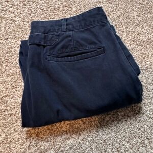 Polo Ralph Lauren Chino Pants Men 36x32 Blue GI Fit Dress Casual Buckle Military